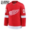 Detroit Red Wings Hockeydrakt Custom Fanatics Premium 2024-25 Rød Hjemme - Barn